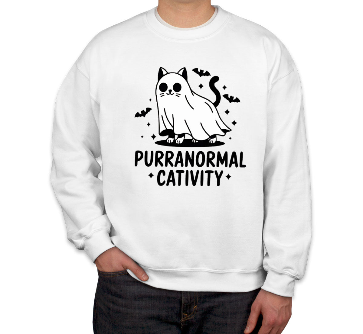 Purranormal Cativity Halloween Unisex Sweatshirt