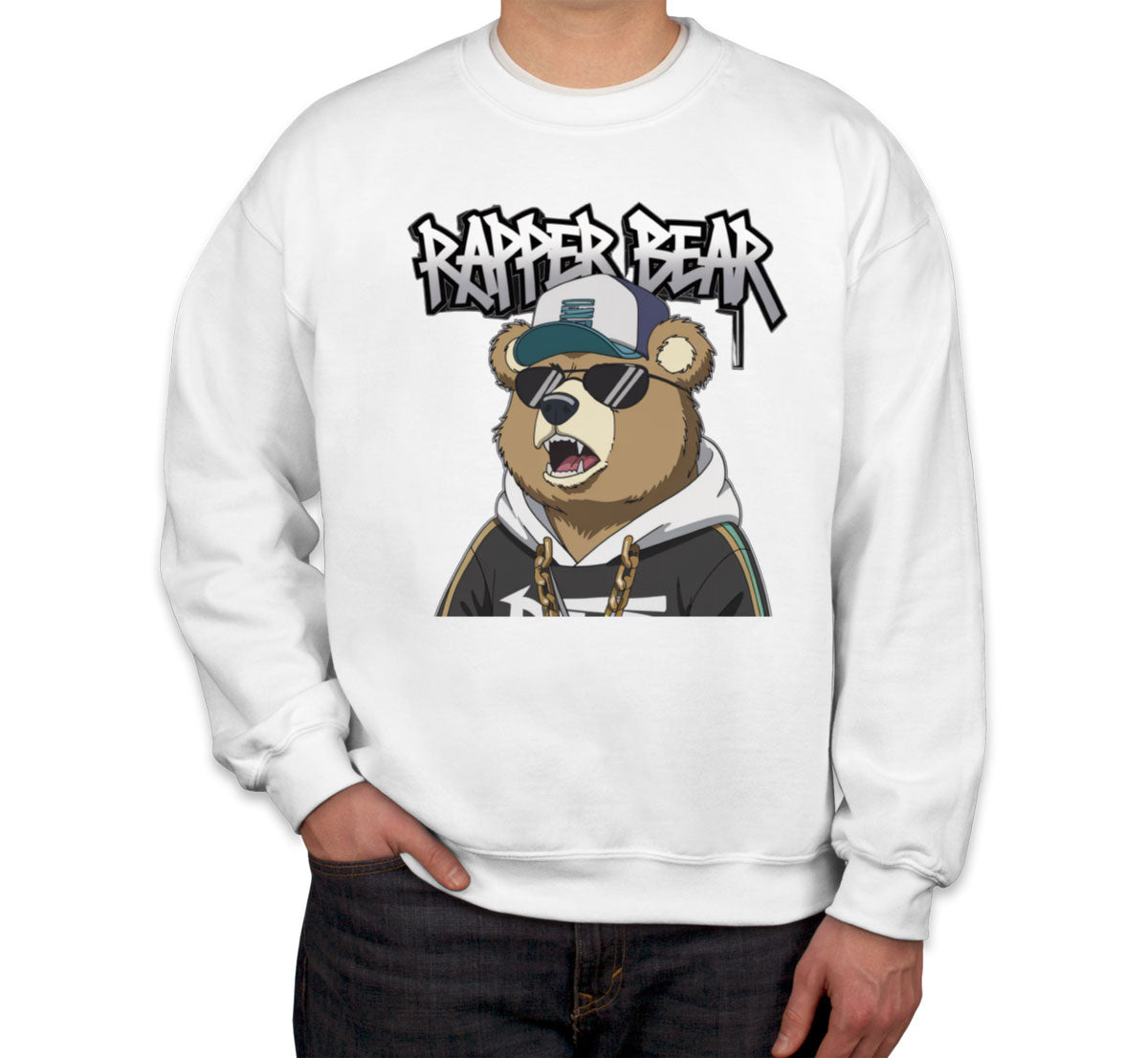 Rapper Bear Unisex Sweatshirt