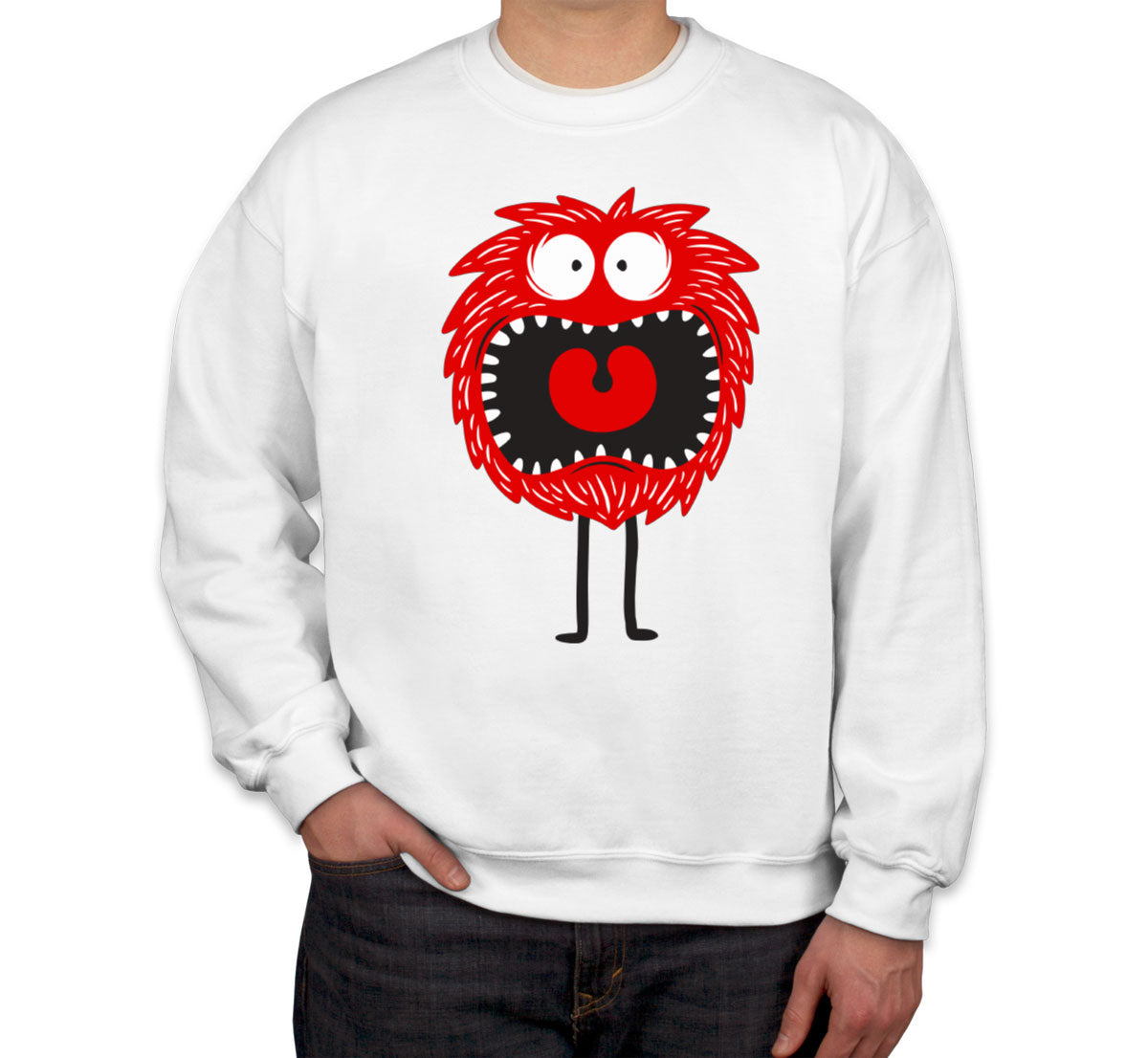 Red Monster Unisex Sweatshirt