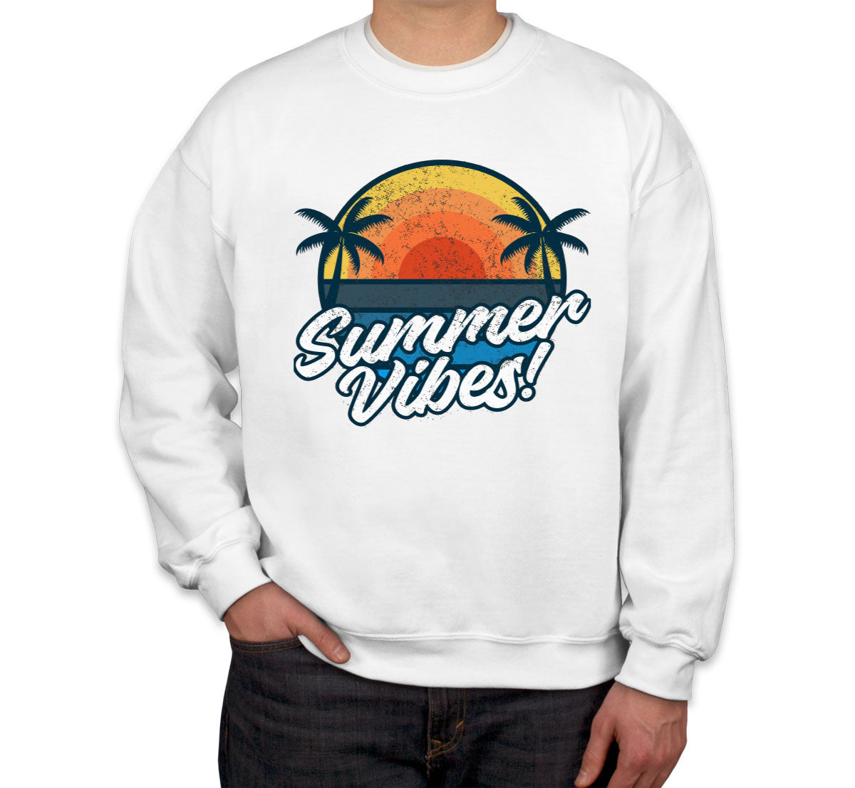 Retro Summer Vibes Unisex Sweatshirt