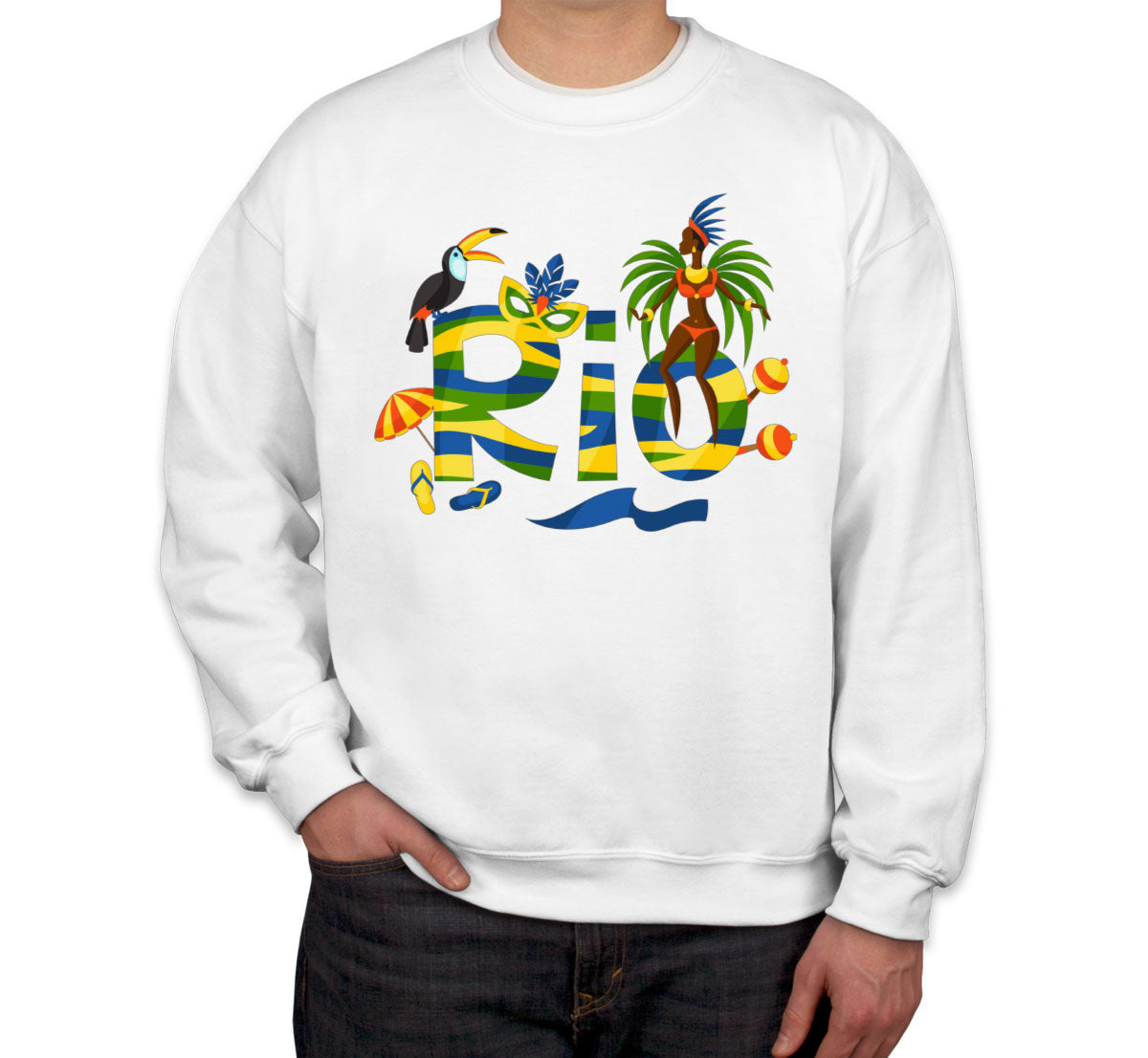 Rio De Janeiro Brazil Carnival Unisex Sweatshirt
