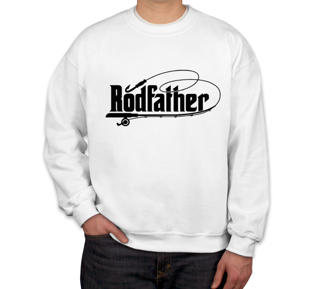 Rodfather Fishing Father's Day Unisex Sweatshirt
