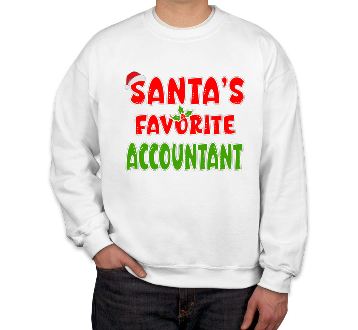 Santa's Favorite Accountant Unisex Sweatshirt