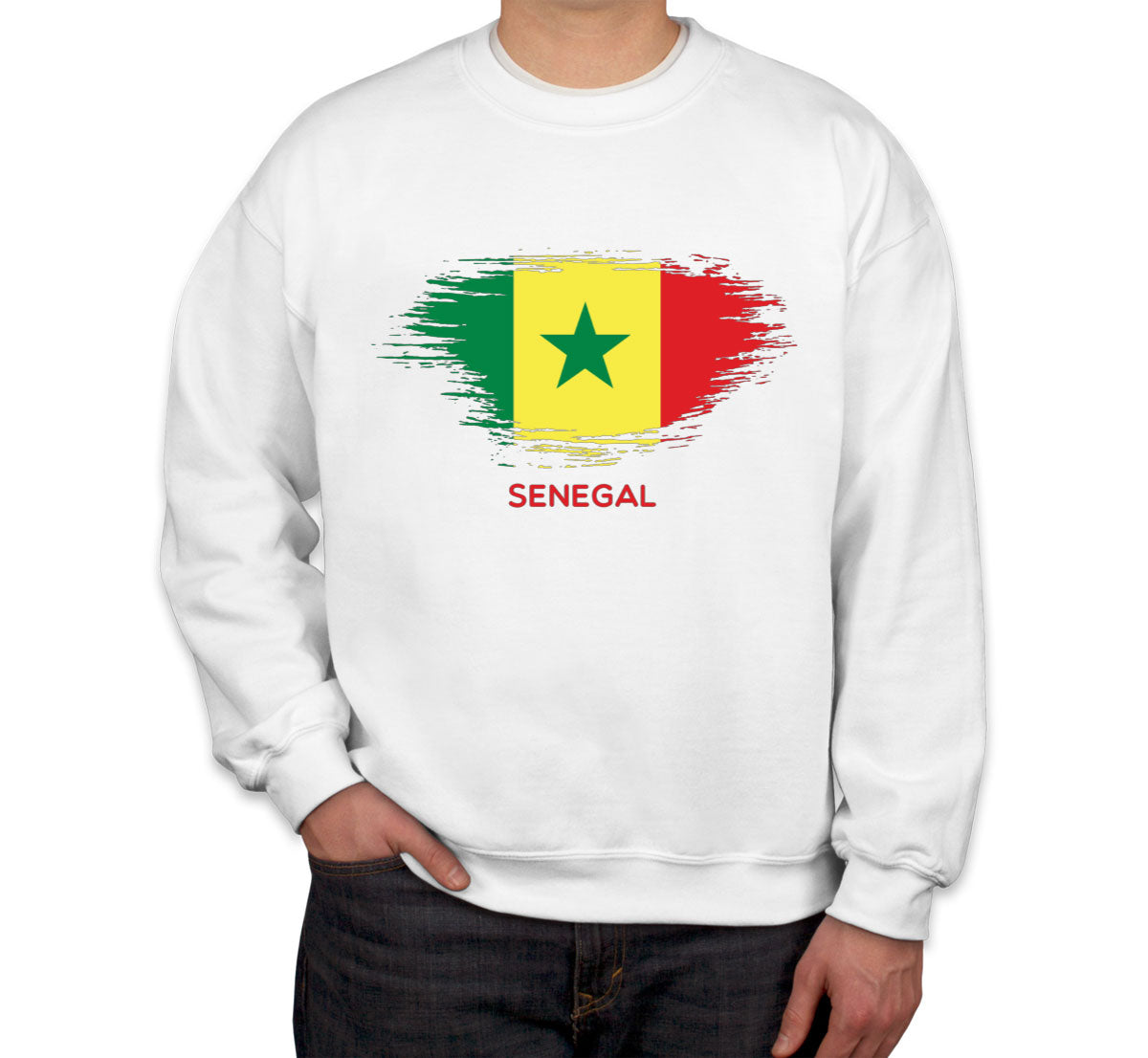 Senegal Flag Unisex Sweatshirt