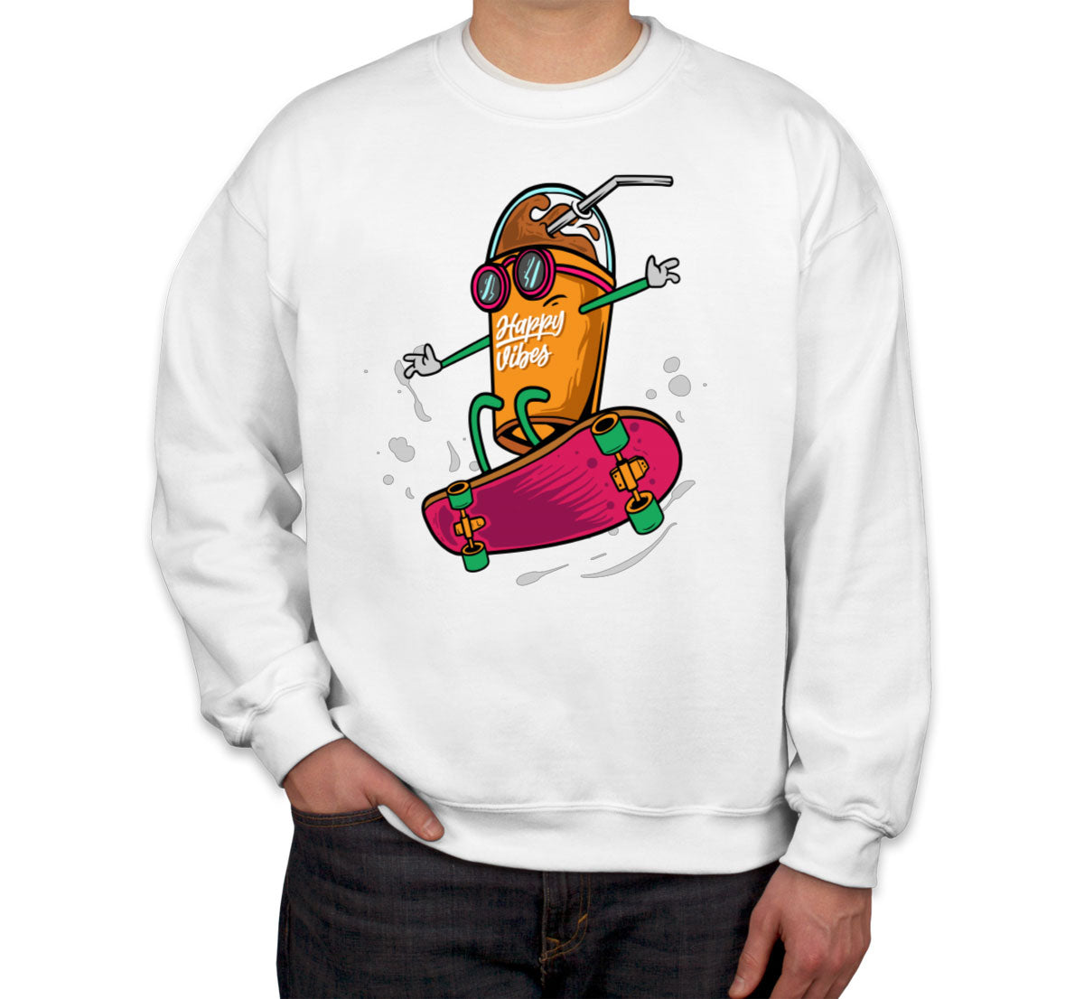 Monster Skateboard Unisex Sweatshirt
