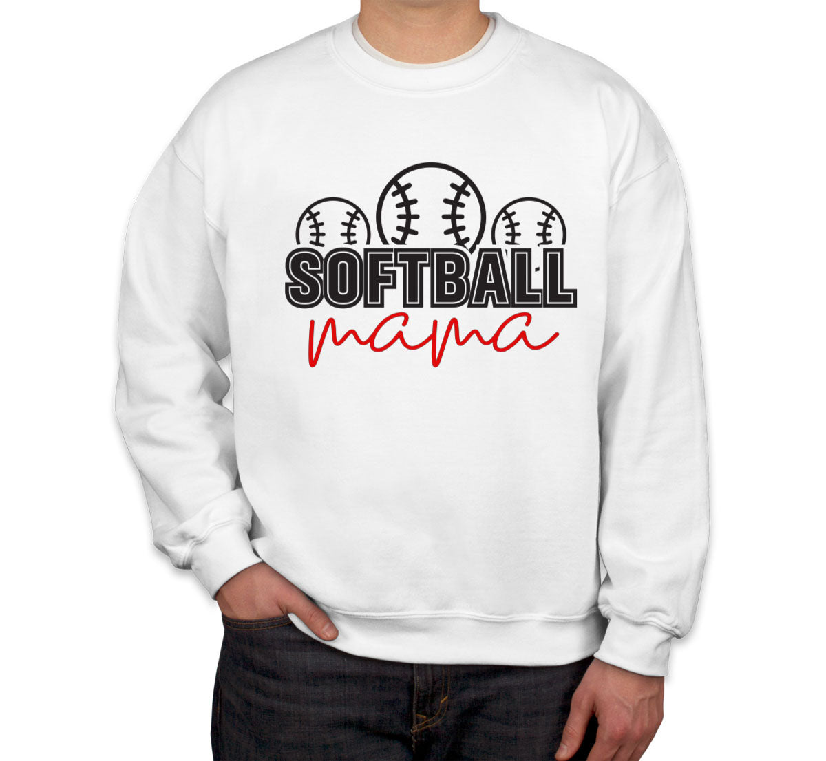 Softball Mama Unisex Sweatshirt