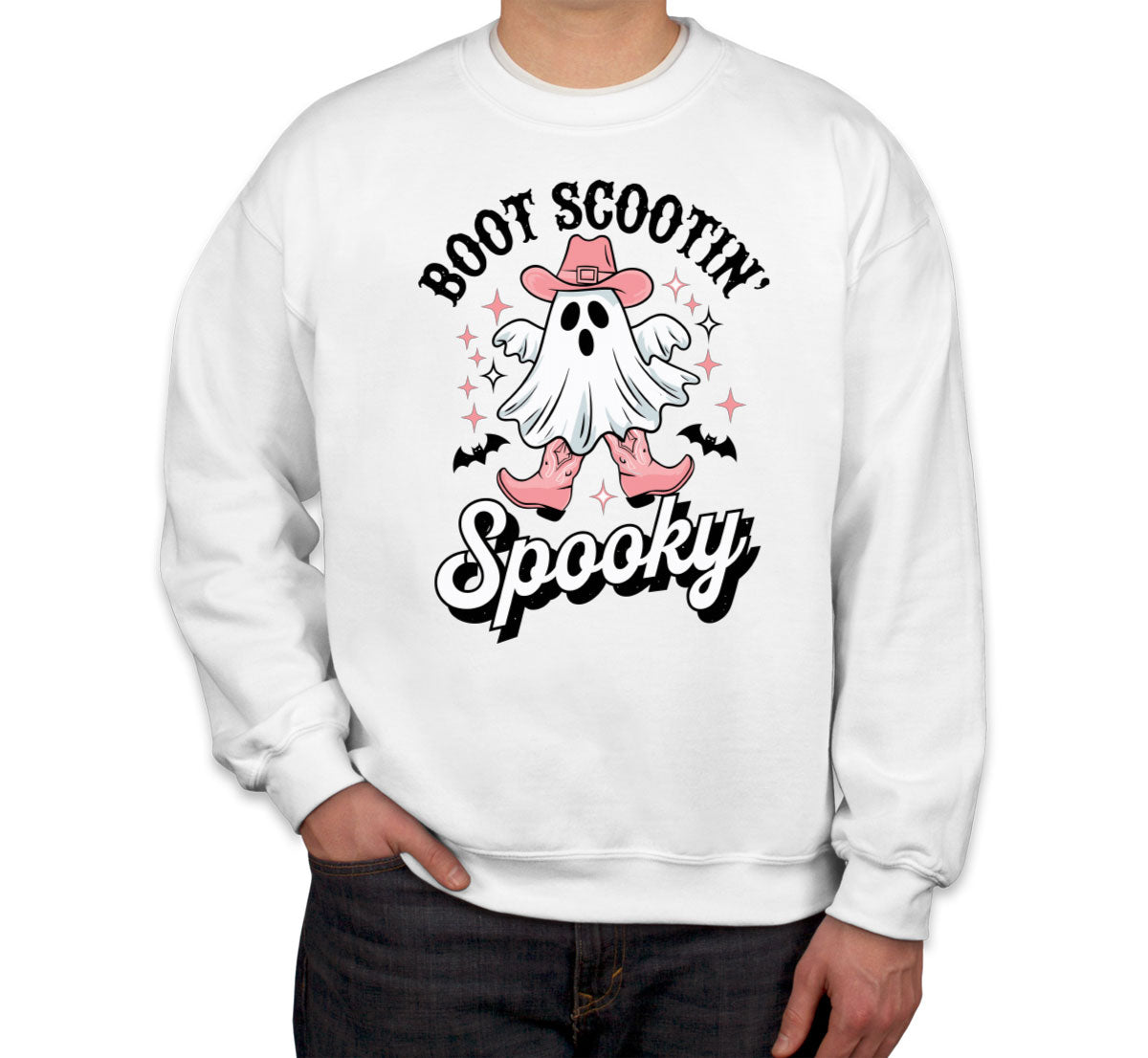 Boot Scootin' Spooky Halloween Unisex Sweatshirt