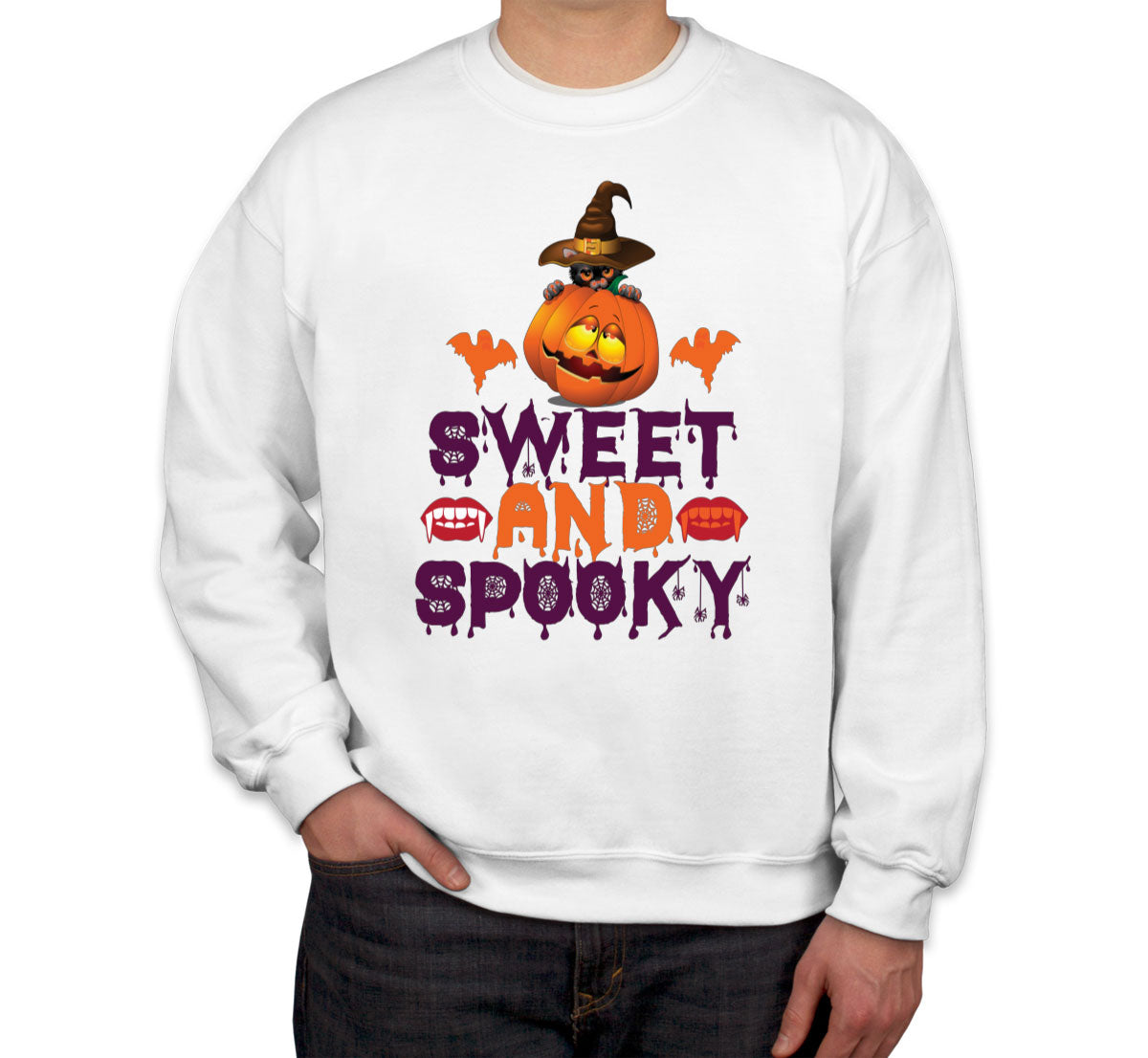 Sweet And Spooky Halloween Unisex Sweatshirt