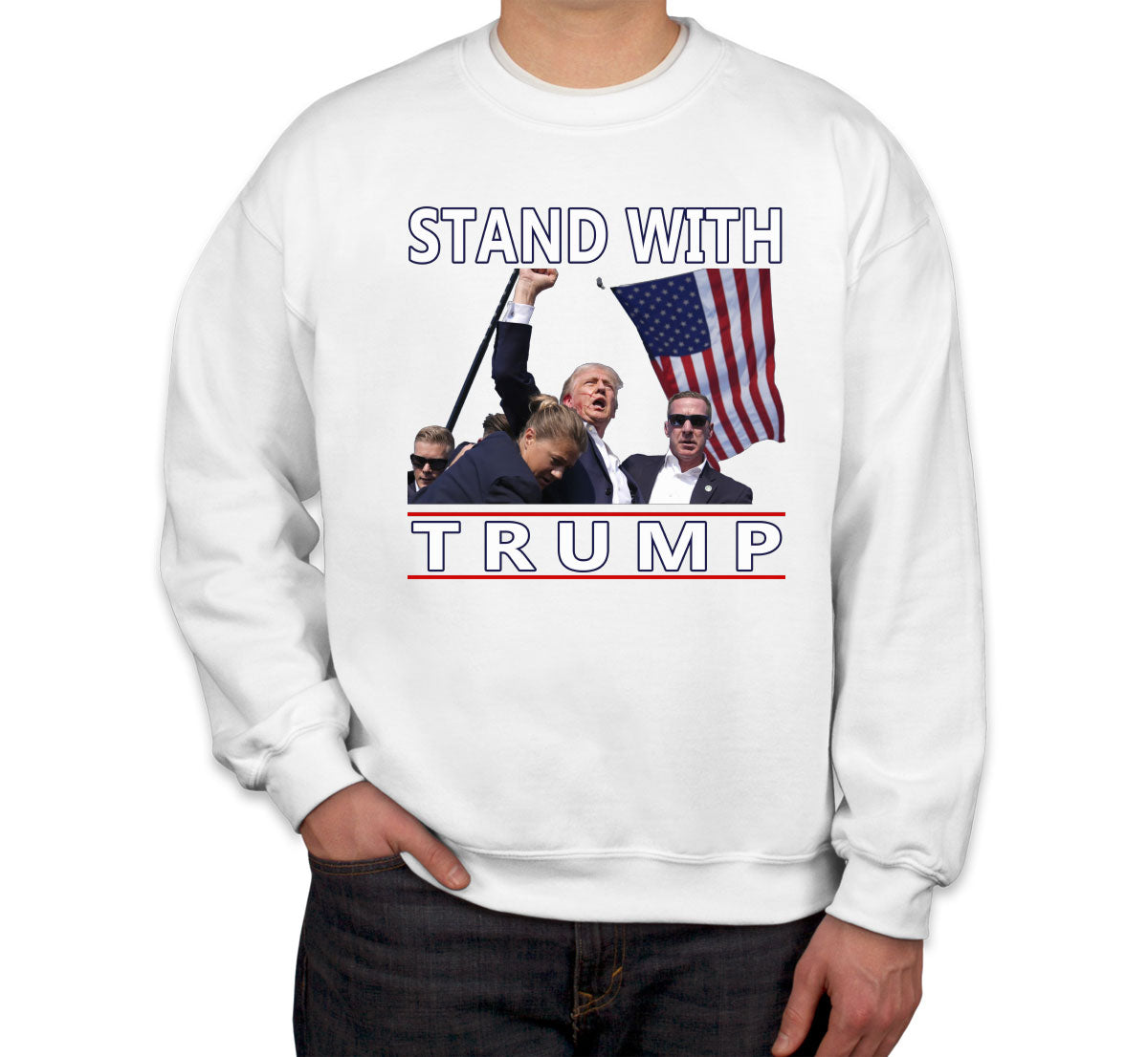 Stand With Trump Unisex Sweatshirt