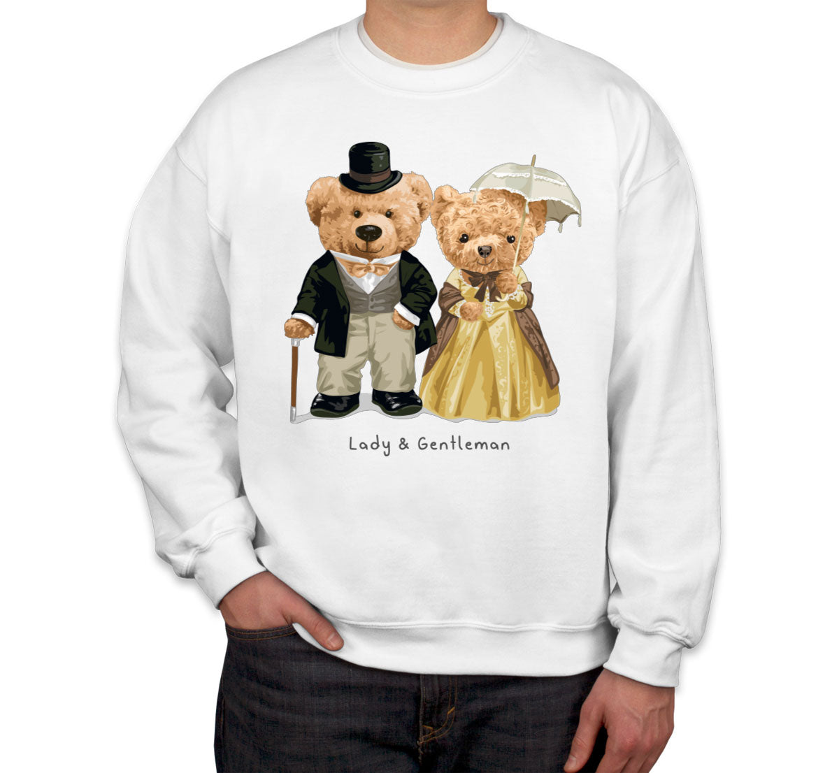 Teddy Bear Couple Unisex Sweatshirt