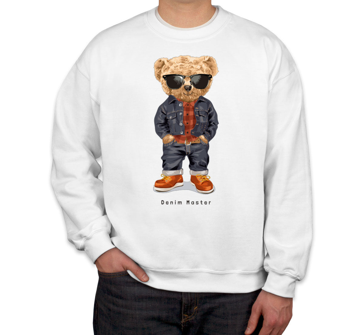 Teddy Bear Denim Master Unisex Sweatshirt