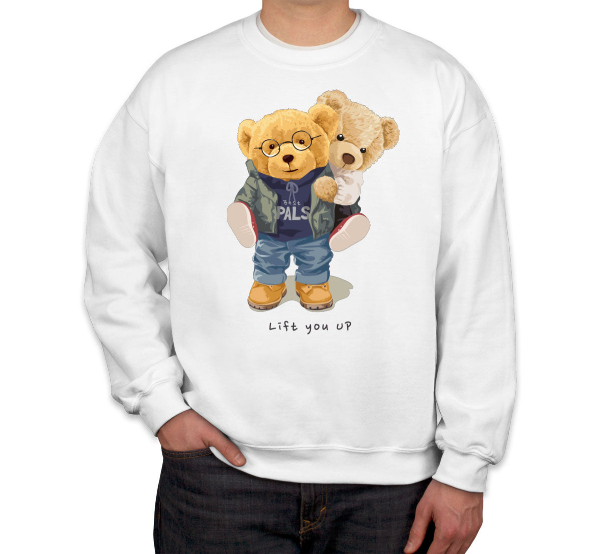 Teddy Bear Lift Unisex Sweatshirt