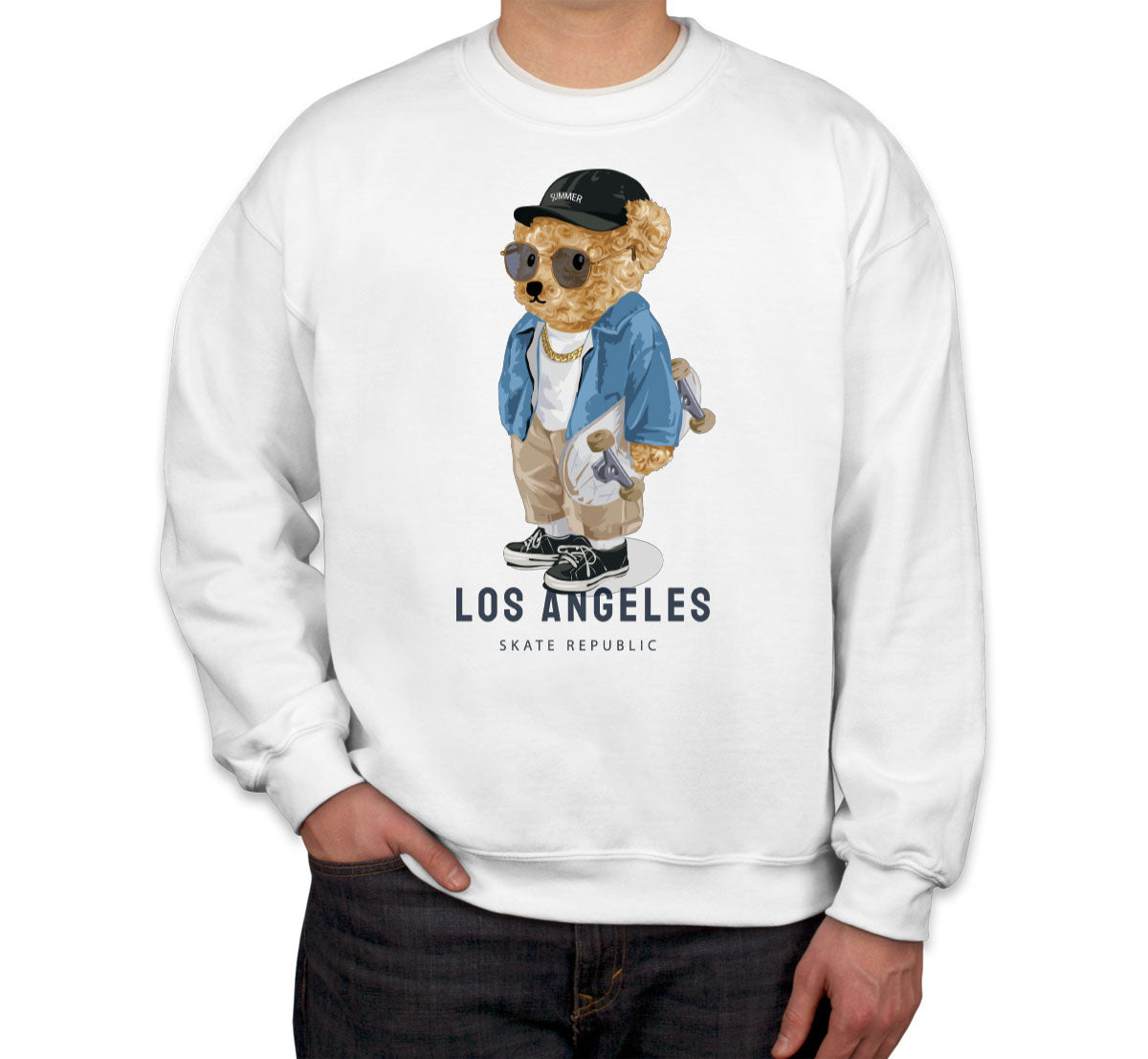 Teddy Bear Los Angeles Unisex Sweatshirt