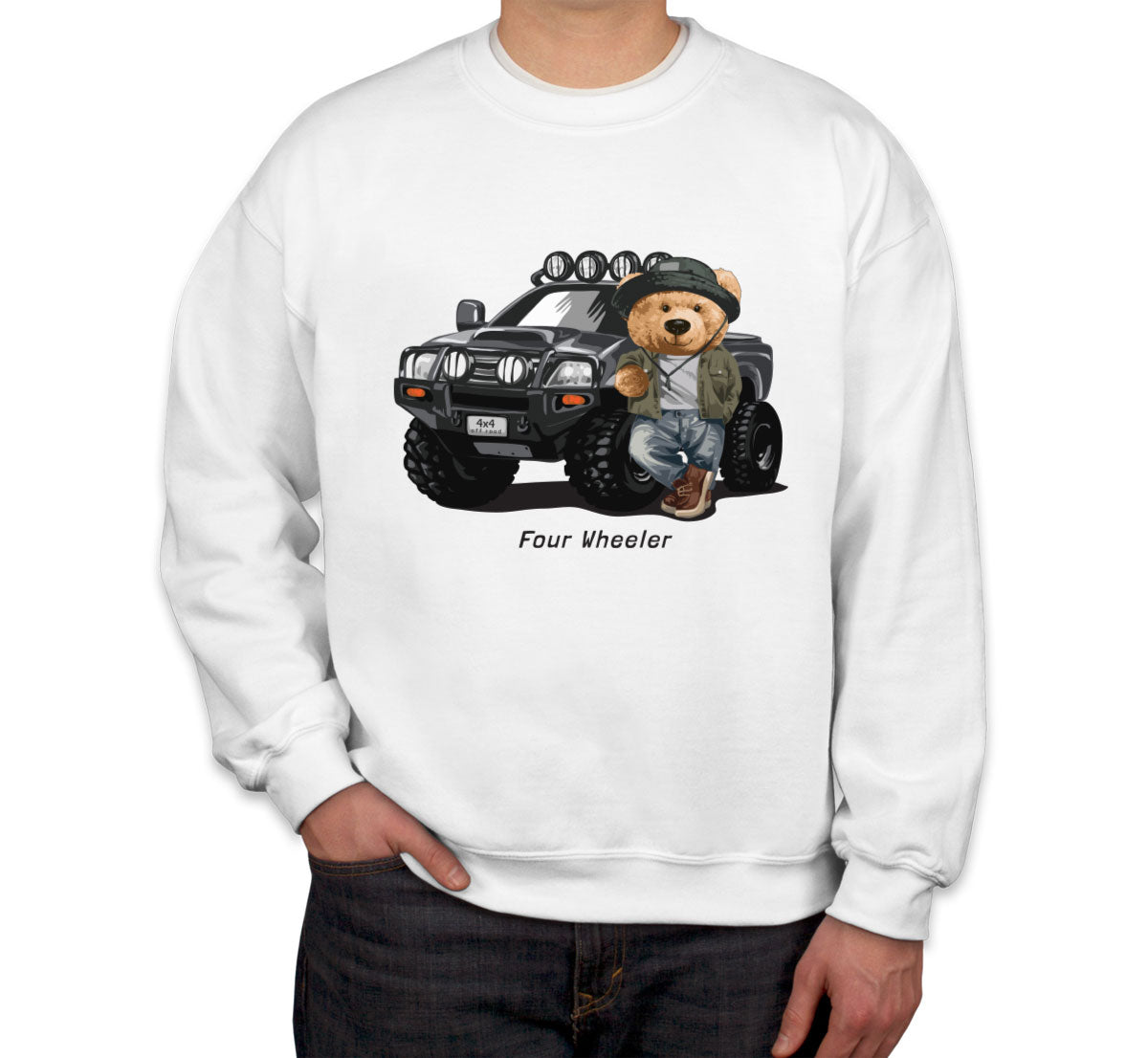 Teddy Bear Off Road Unisex Sweatshirt