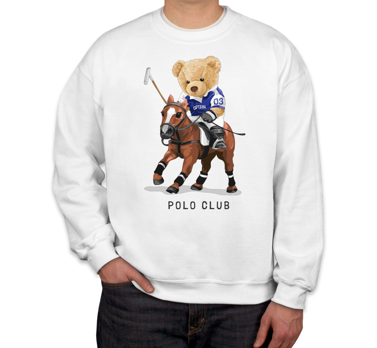 Teddy Bear Polo Unisex Sweatshirt