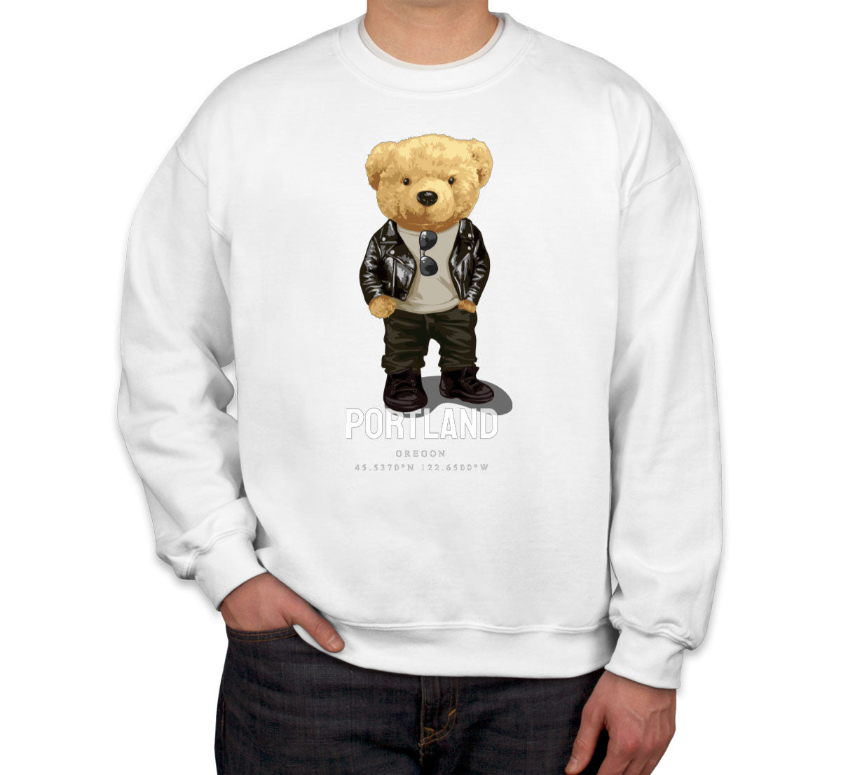 Teddy Bear Portland Unisex Sweatshirt