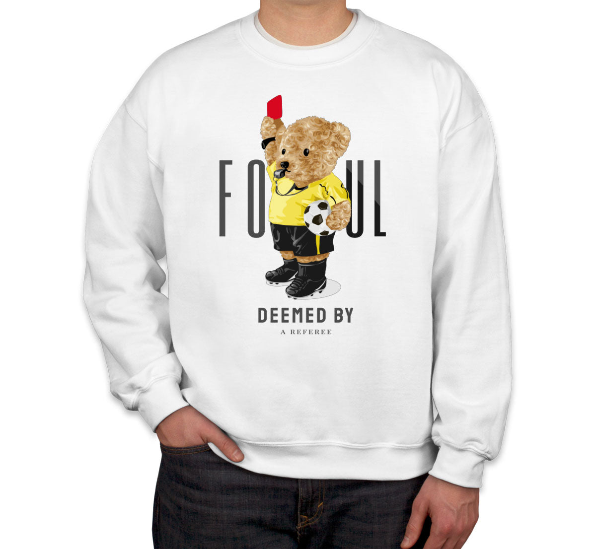 Teddy Bear Referee Unisex Sweatshirt