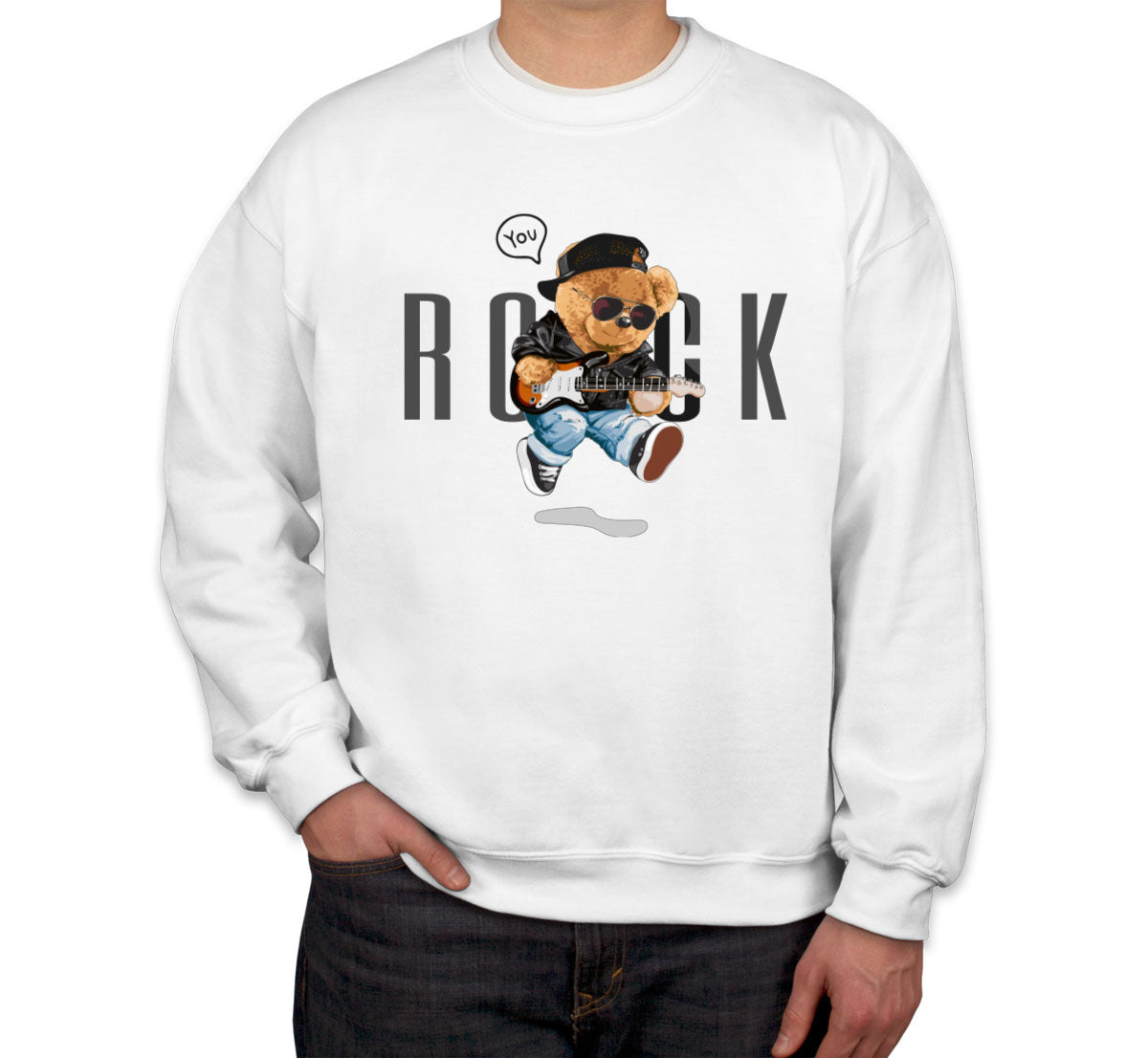 Teddy Bear Rock Unisex Sweatshirt