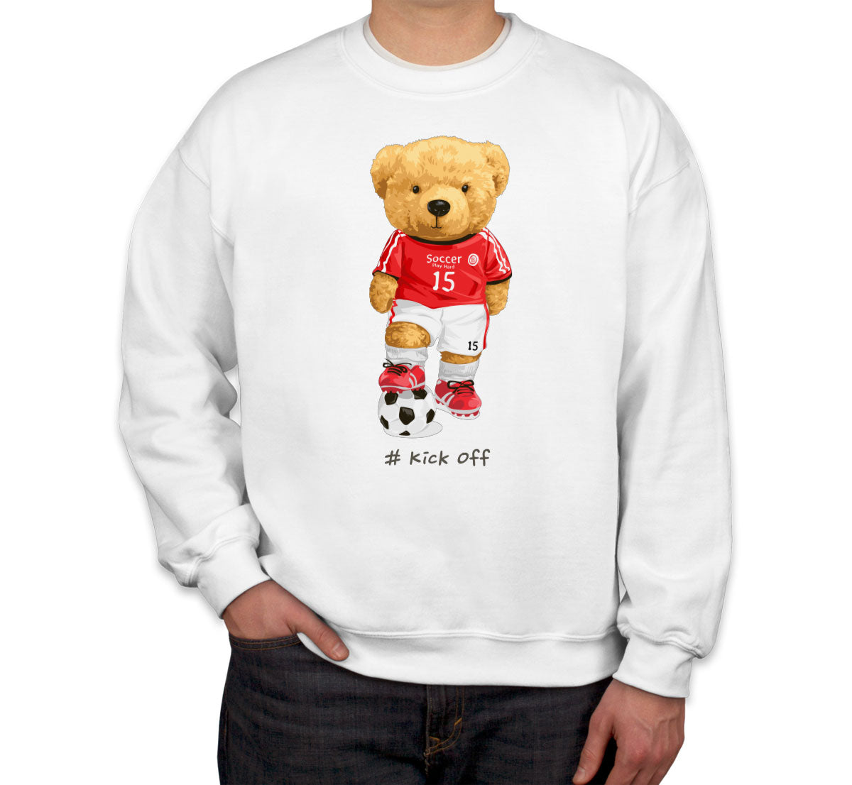 Teddy Bear Soccer Unisex Sweatshirt