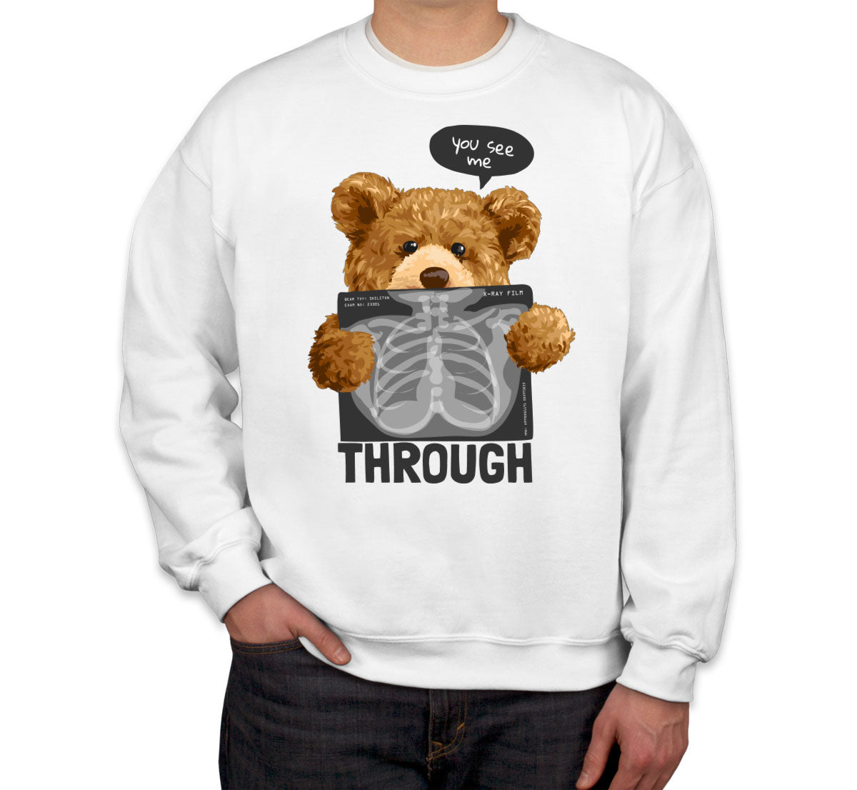 Teddy Bear XRay Unisex Sweatshirt