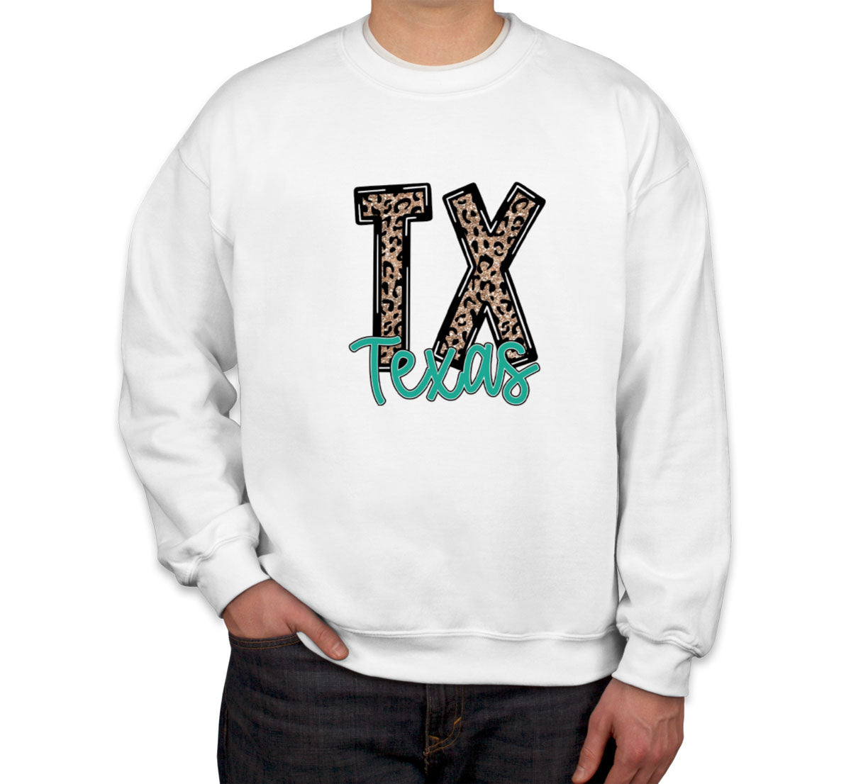 Texas State Abbreviation Unisex Sweatshirt