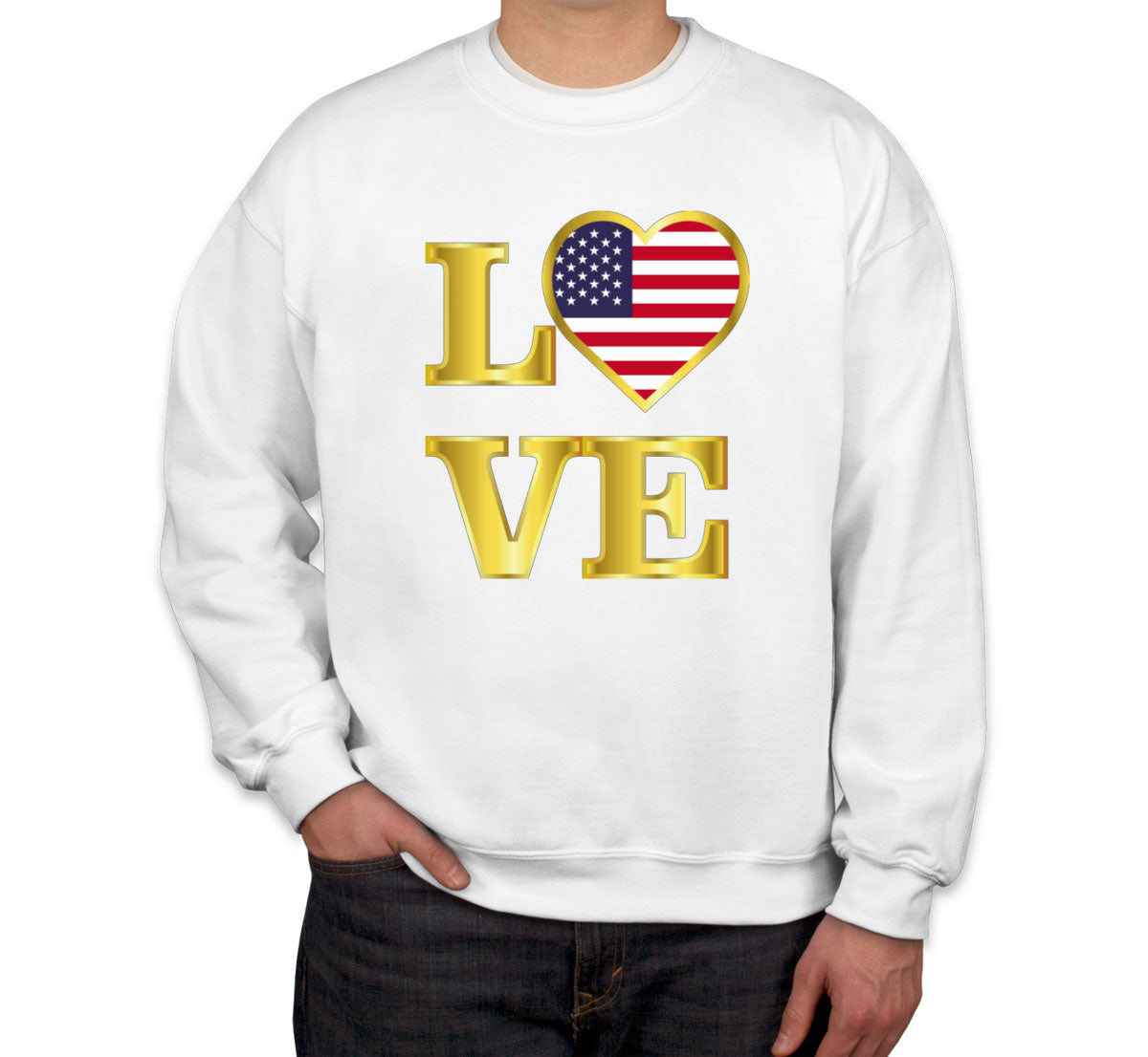 USA Love Unisex Sweatshirt