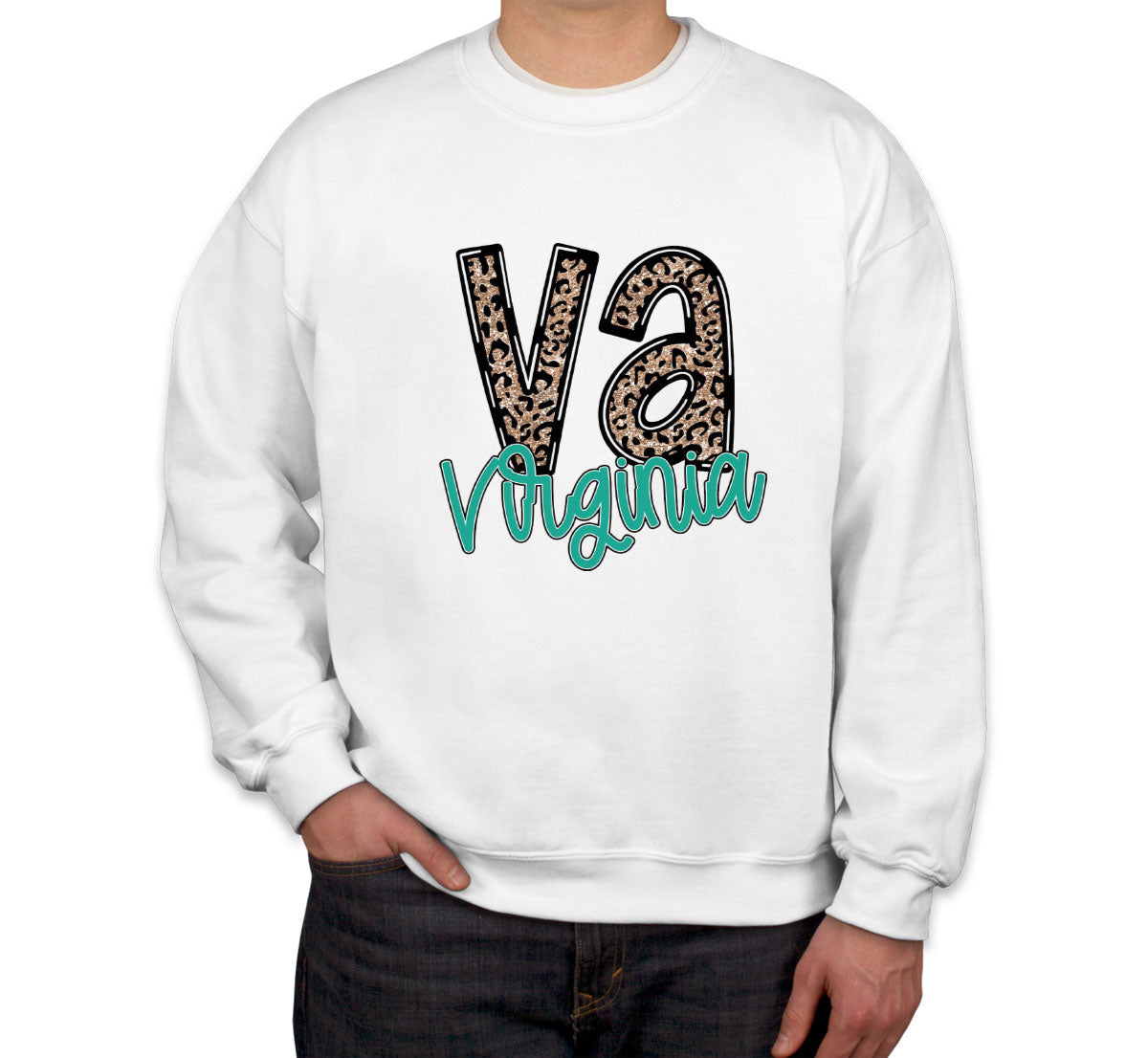 Virginia State Abbreviation Unisex Sweatshirt
