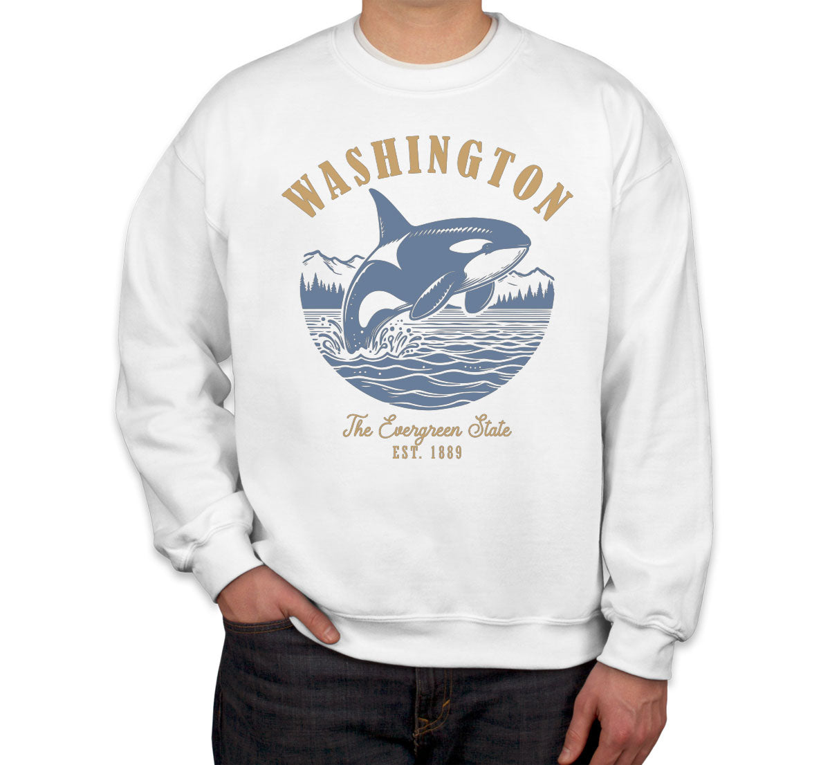 Washington State Vintage Unisex Sweatshirt