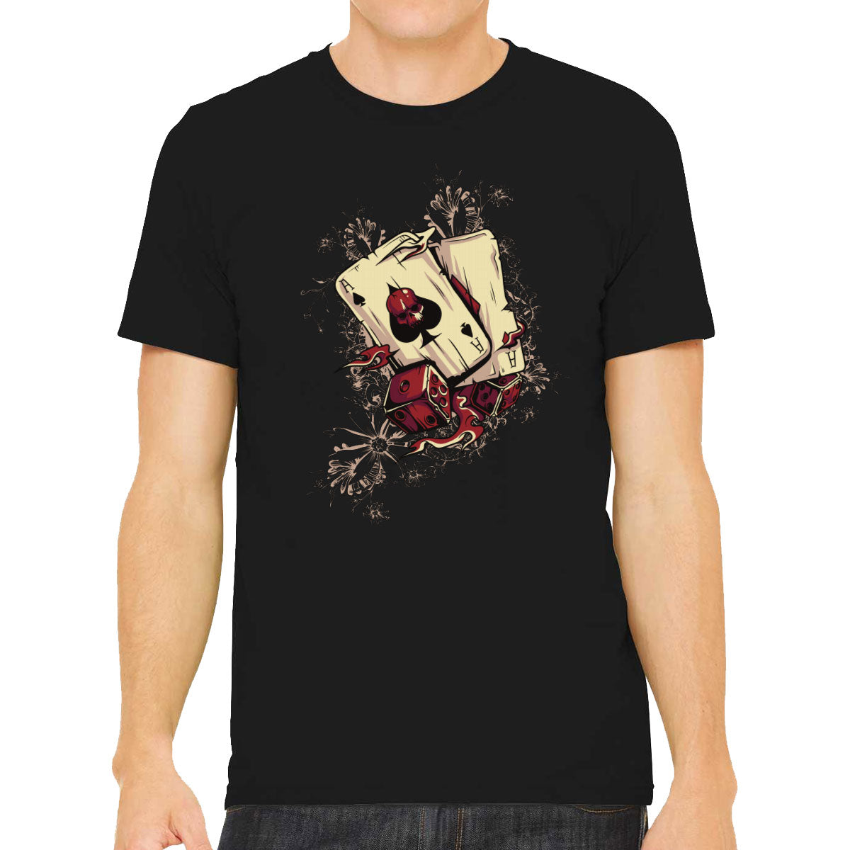 Ace Of Spaces Of Death And Dice Men's T-shirt