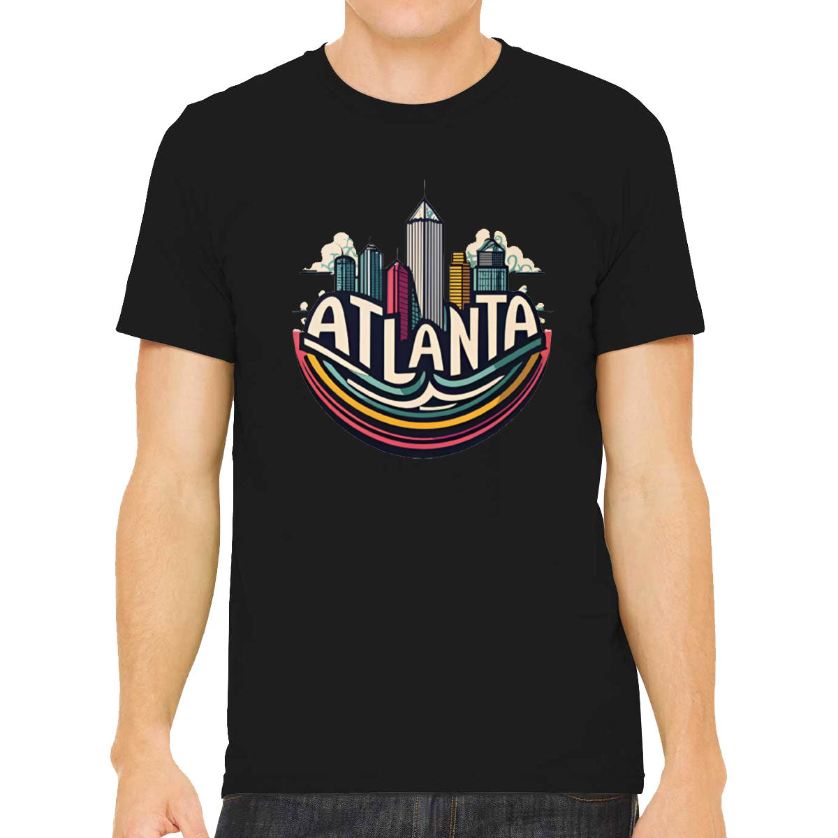 Atlanta Georgia Skyline Men's T-shirt