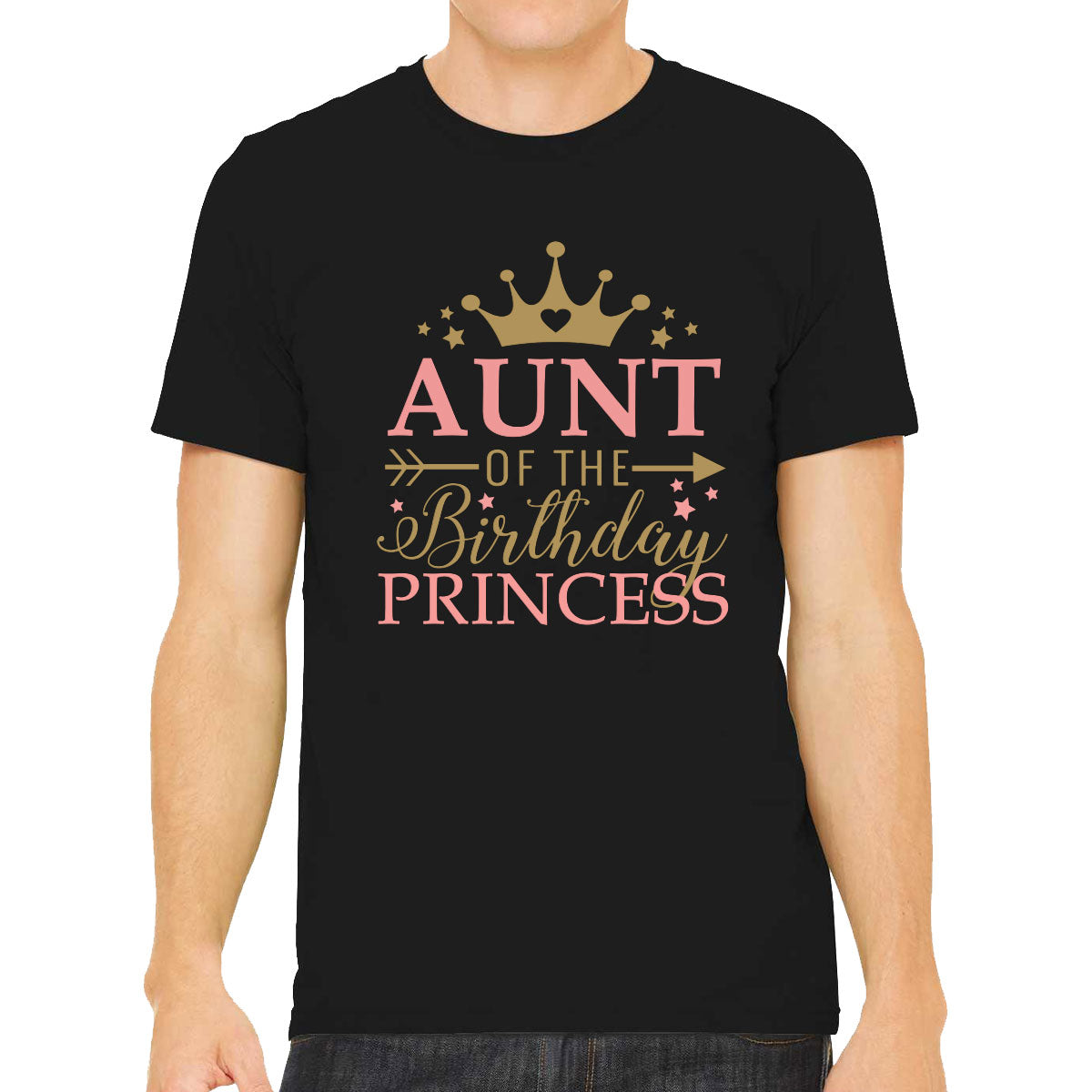 Aunt Of The Birthday Princess Men's T-shirt