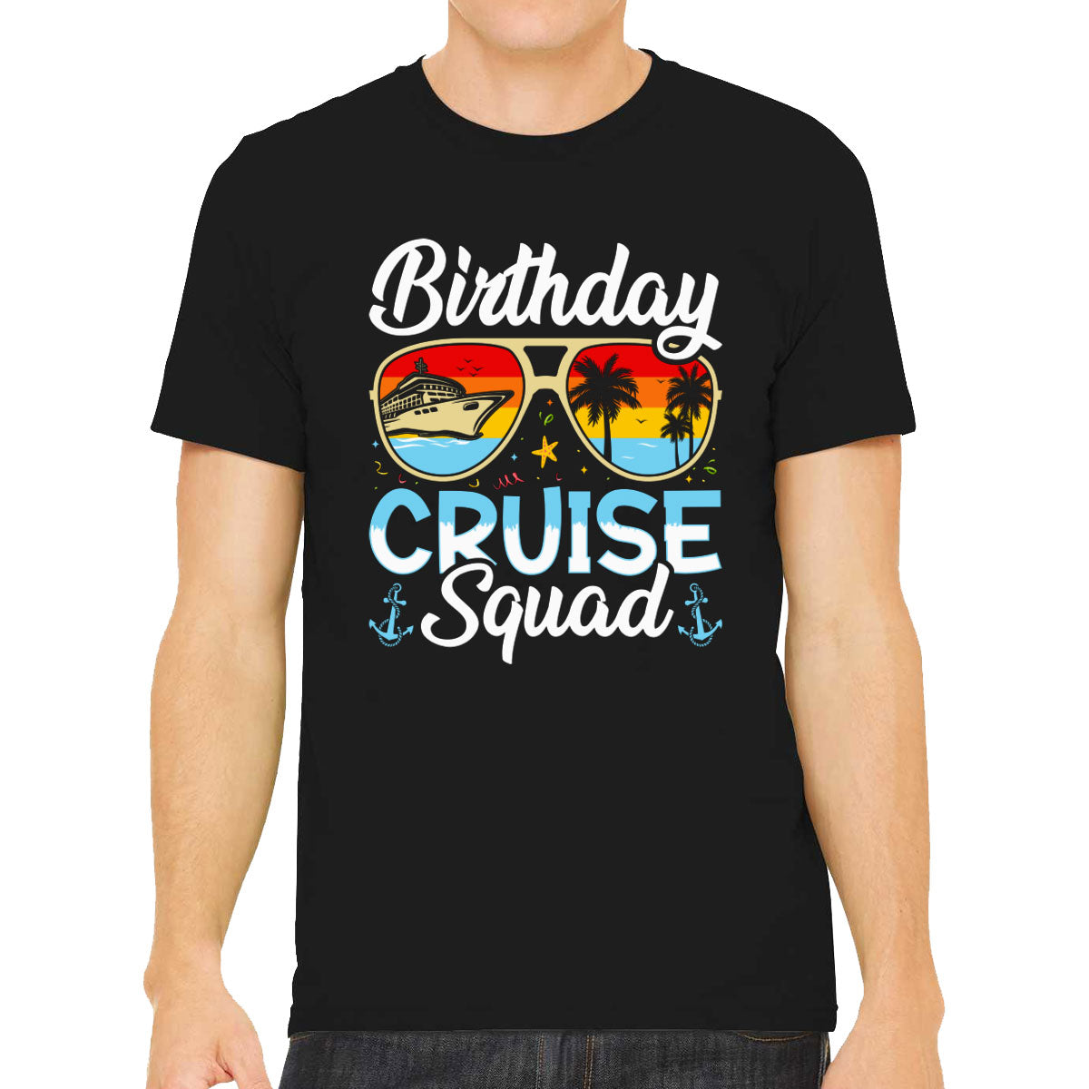 Birthday Cruise Squad Men's T-shirt