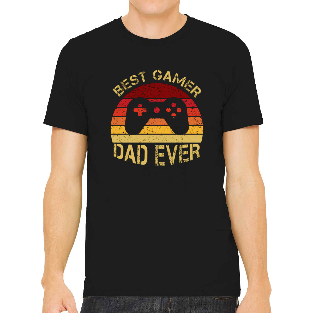 Best Gamer Dad Ever Father's Day Men's T-shirt