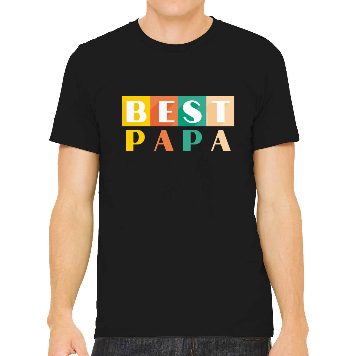 Best Papa Father's Day Men's T-shirt