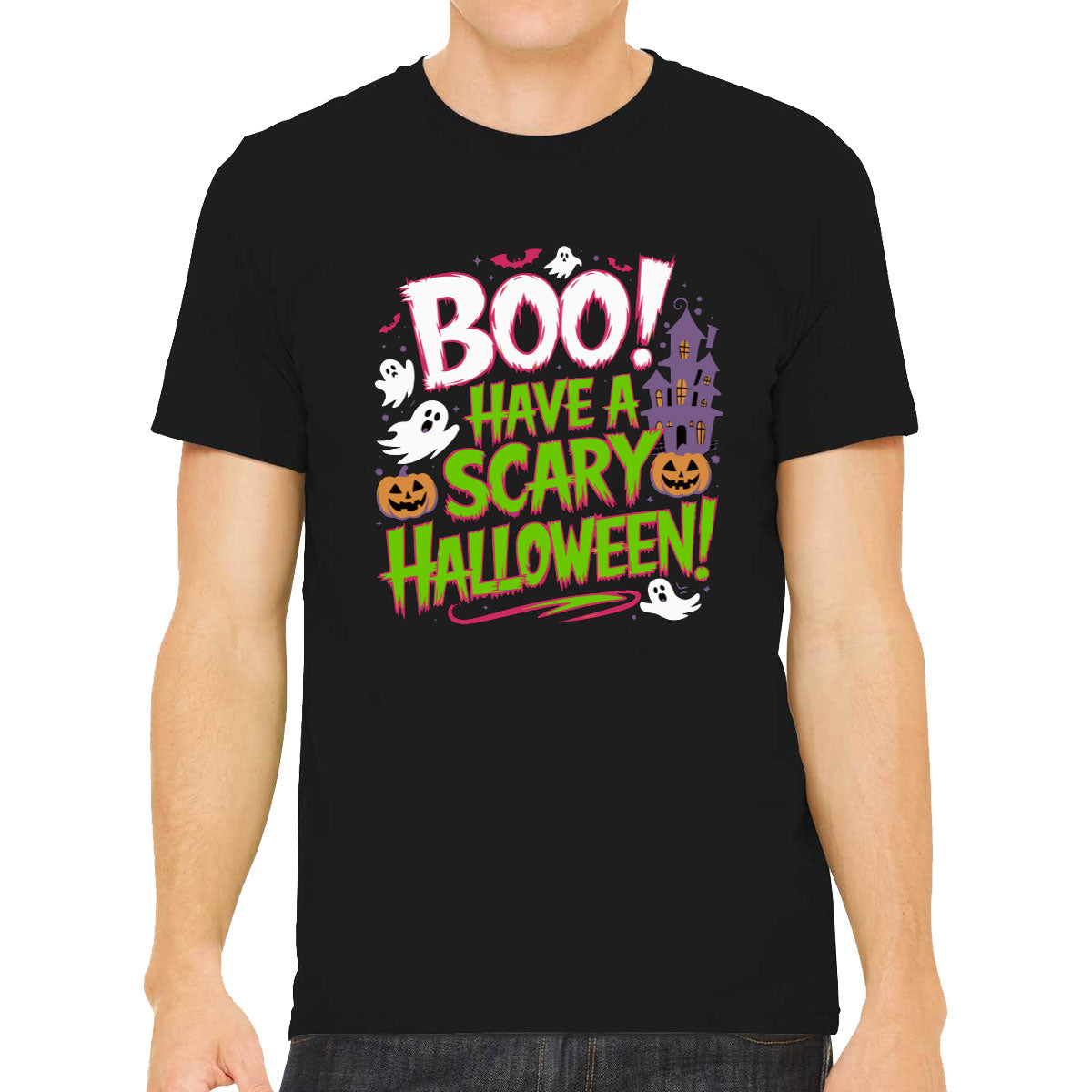 Boo Have A Scary Halloween Men's T-shirt