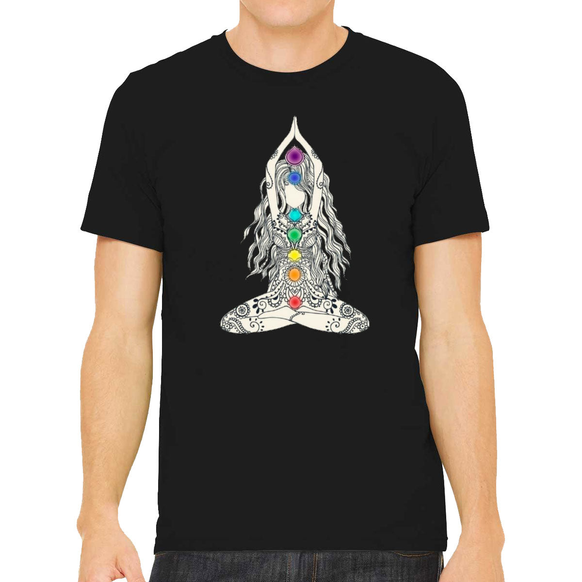 Meditation Chakra Yoga Reiki Men's T-shirt