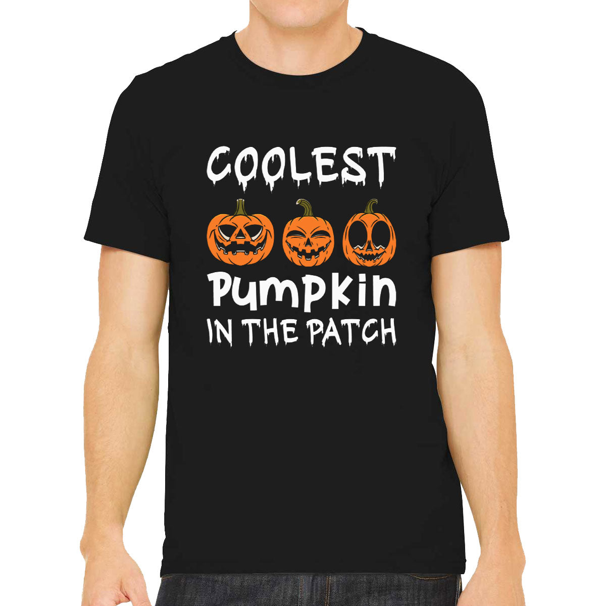 Coolest Pumpkin In The Pitch Halloween Men's T-shirt