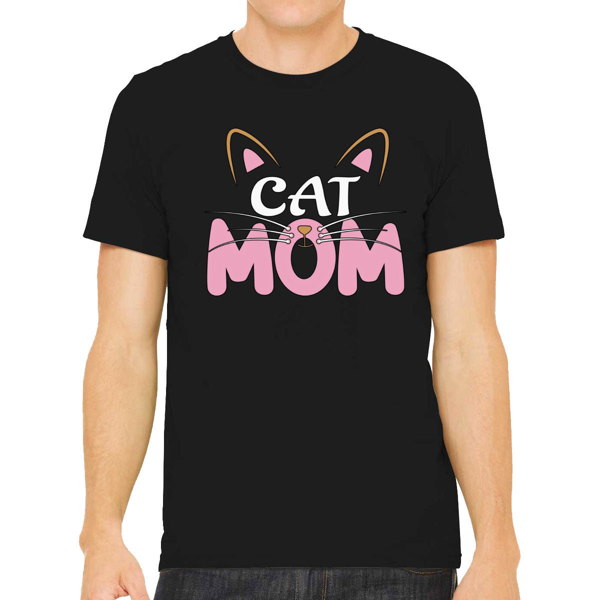 Cute Cat Mom Men's T-shirt