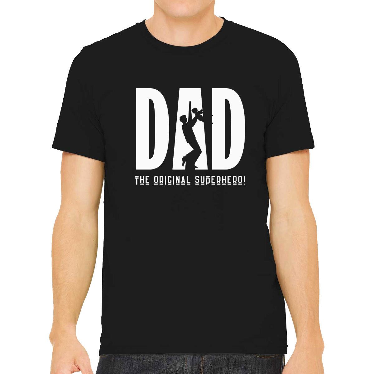 Dad The Original Superhero Father's Day Men's T-shirt