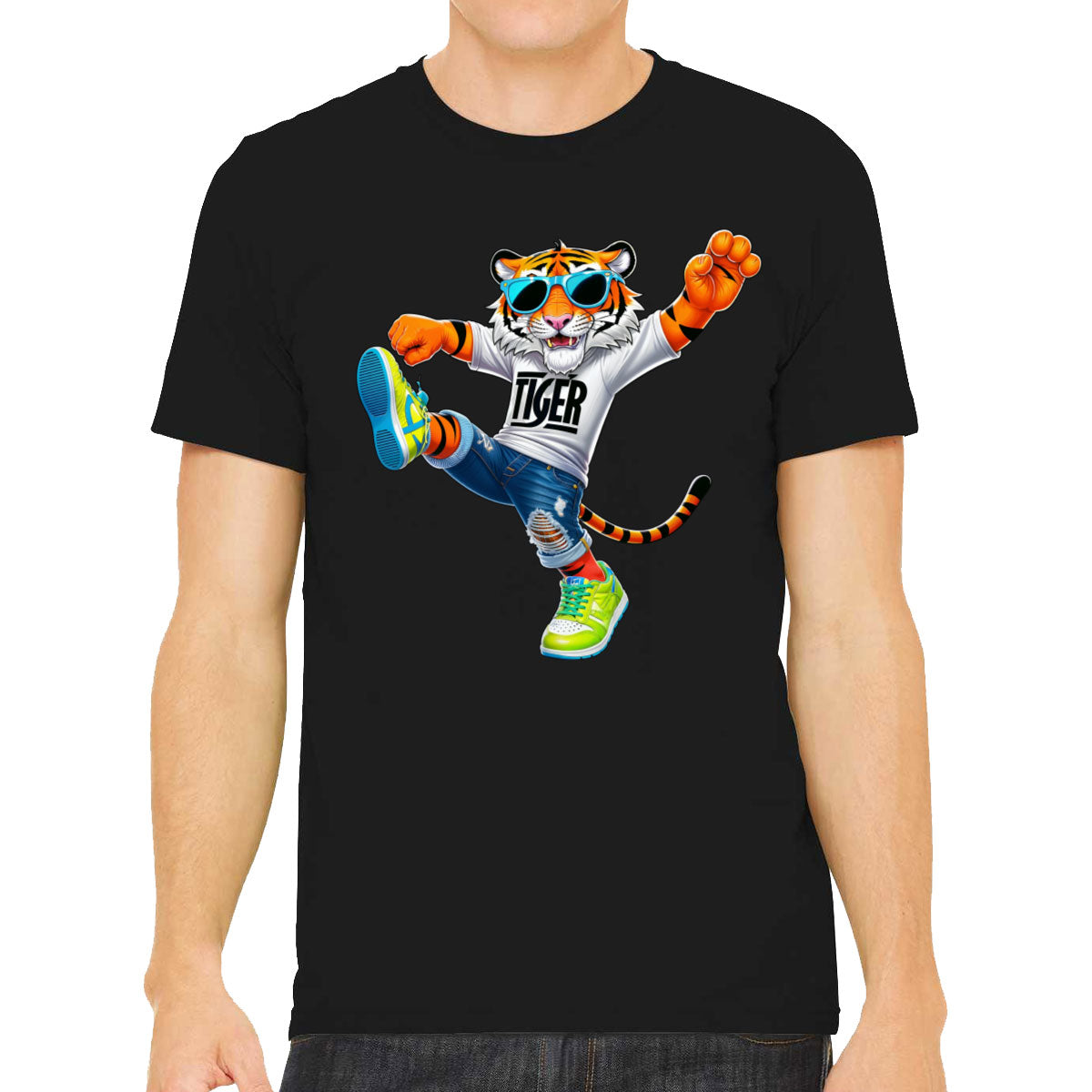 Dancing Tiger Men's T-shirt