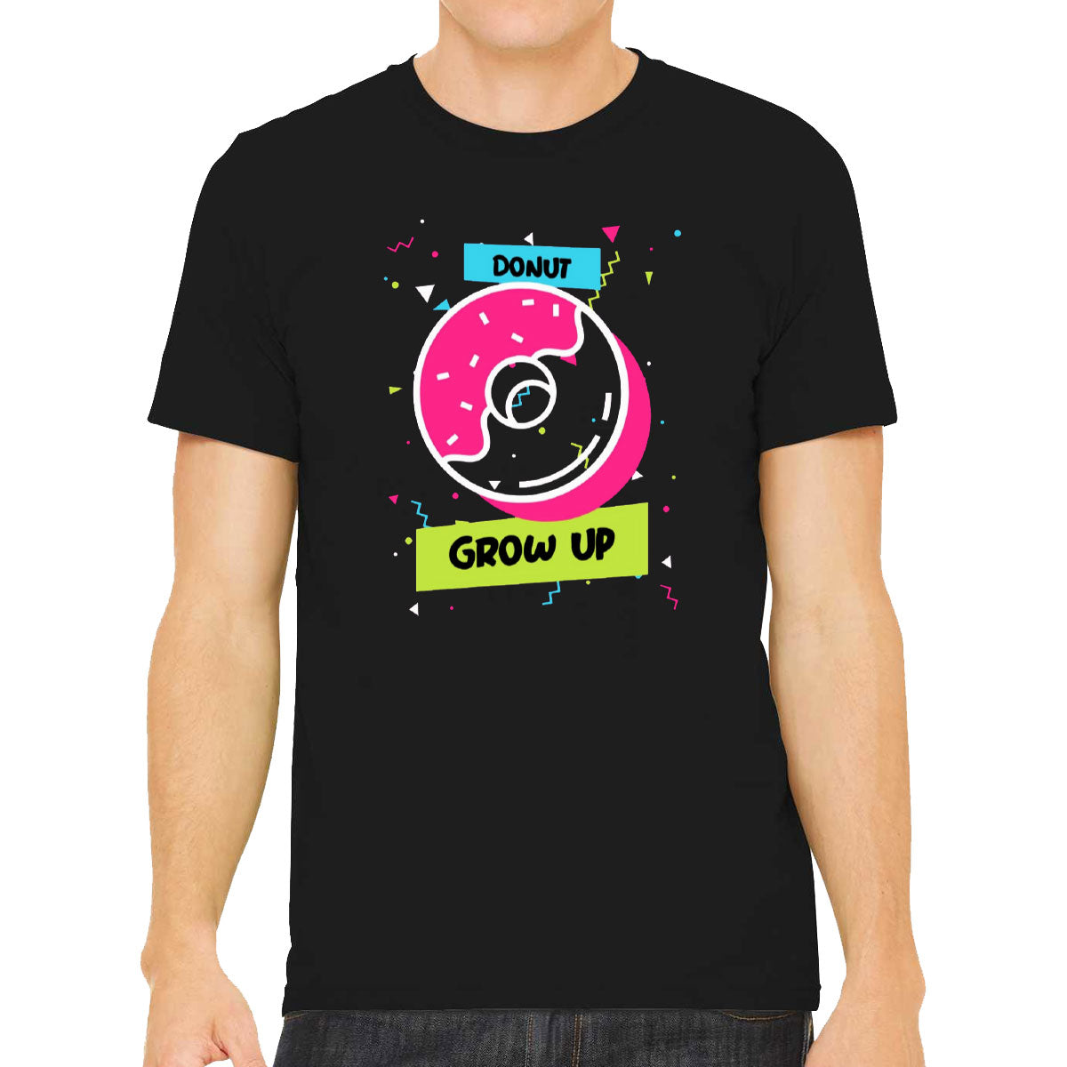 Donut Grow Up Birthday Men's T-shirt