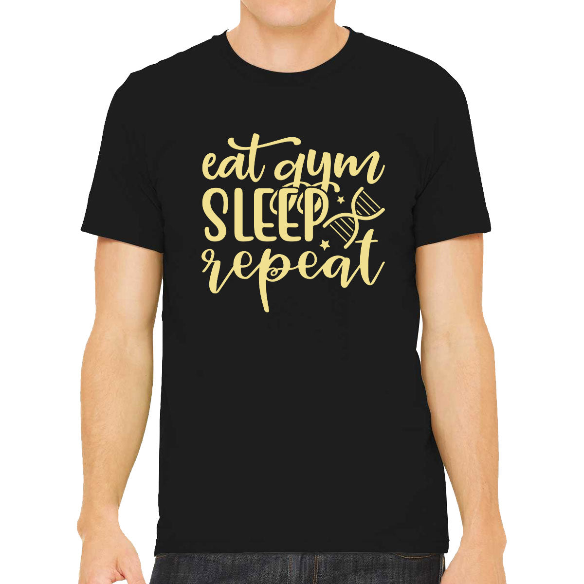 Eat Gym Sleep Repeat Men's T-shirt