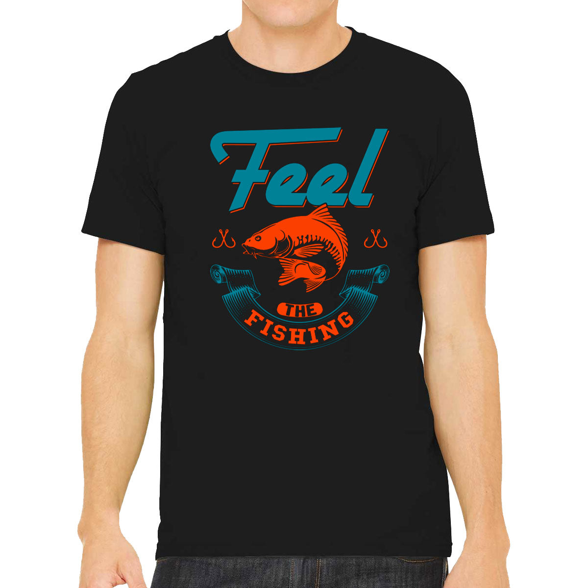 Feel The Fishing Men's T-shirt