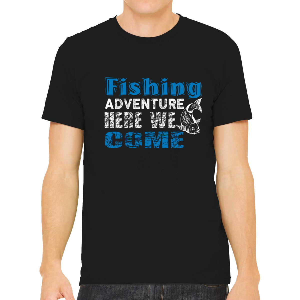 Fishing Adventure Here We Come Men's T-shirt