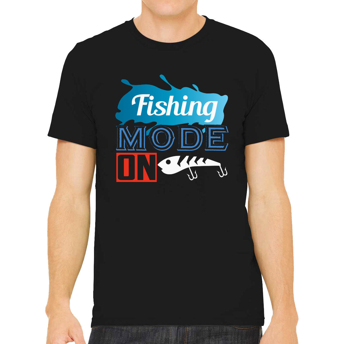 Fishing Mode On Men's T-shirt