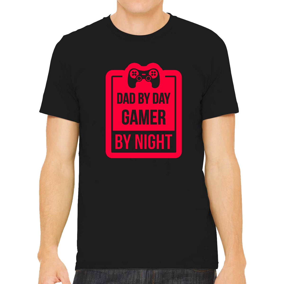Dad By Day Gamer By Night Men's T-shirt