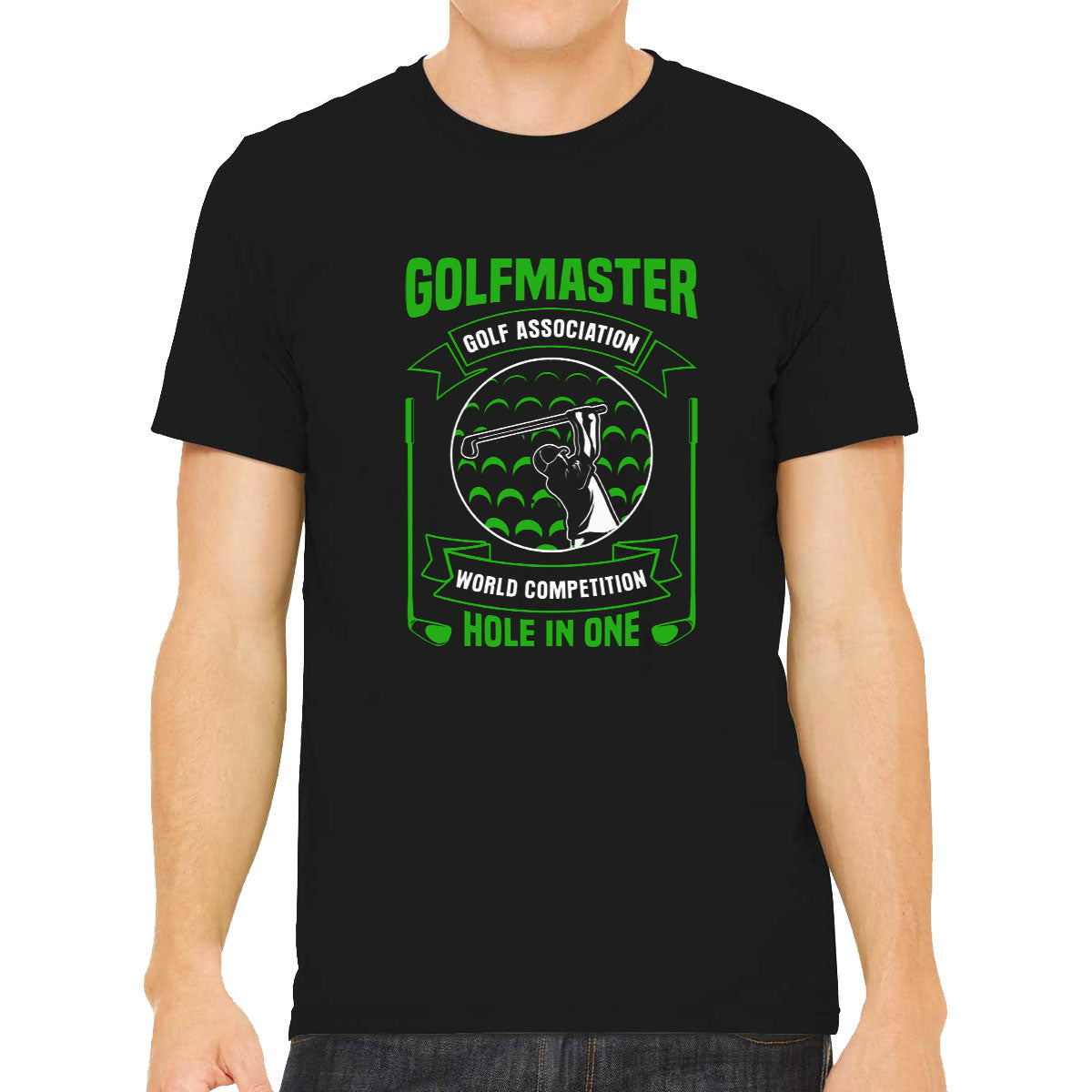 Golf Master Golf Association World Competition Hole In One Men's T-shirt