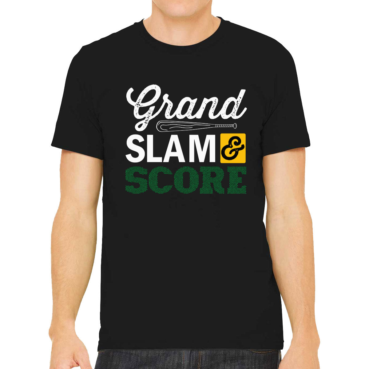 Grand Slam And Score Baseball Bat Men's T-shirt