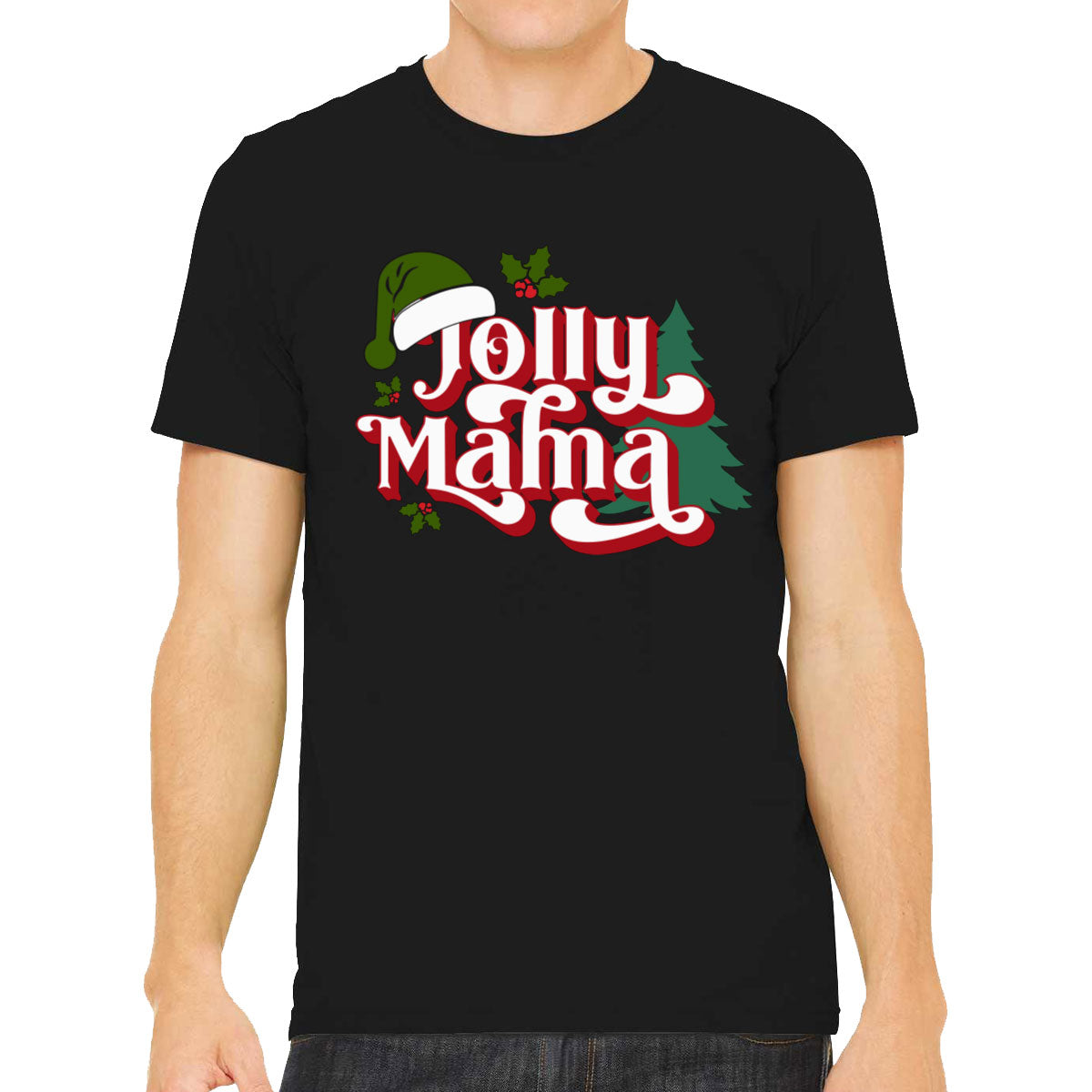 Jolly Mama Christmas Men's T-shirt