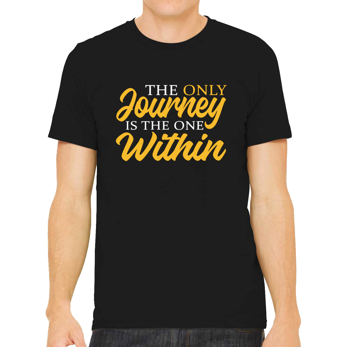 The Only Journey Is The One Within Rainer Maria Rilke Men's T-shirt